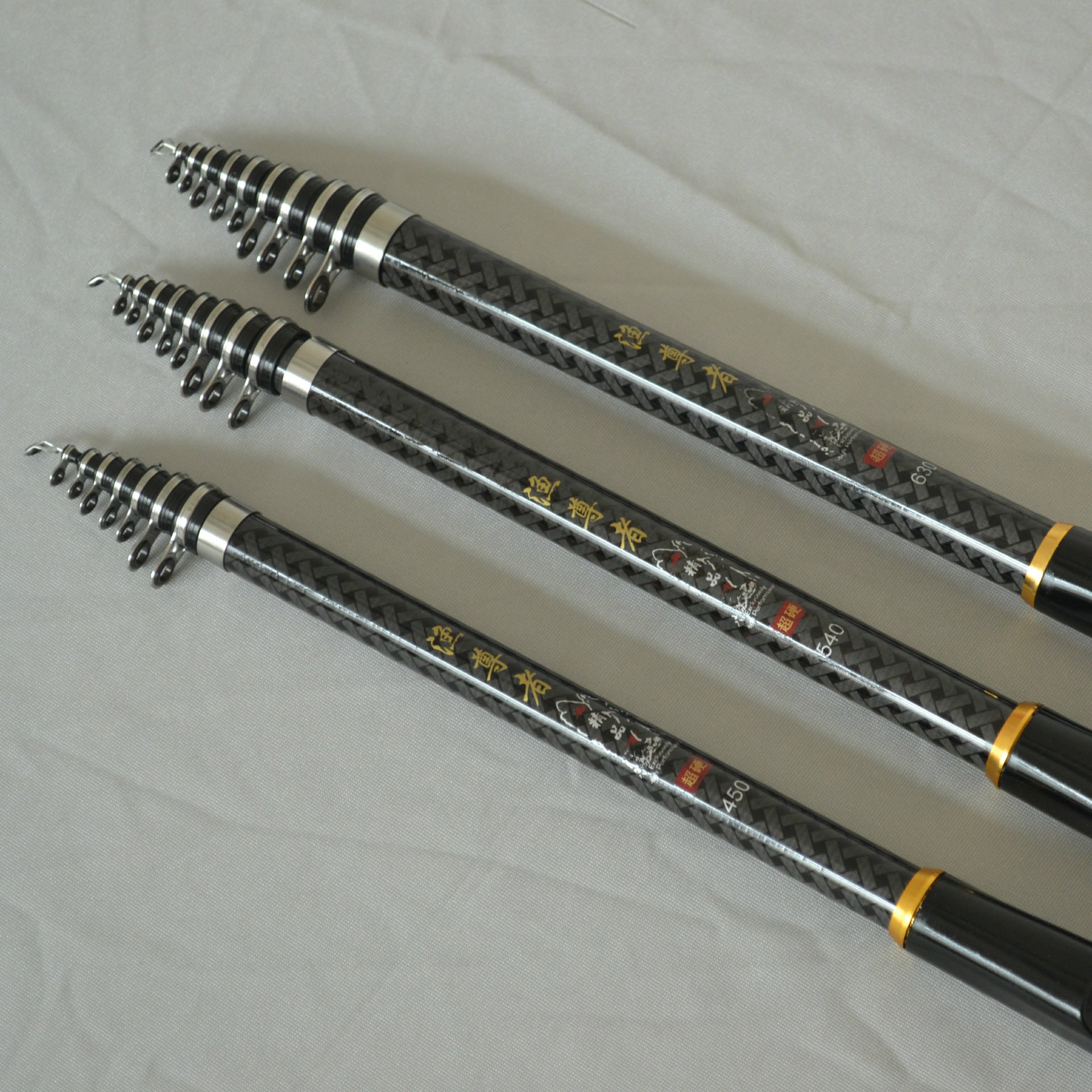 Carbon fishing rod pole