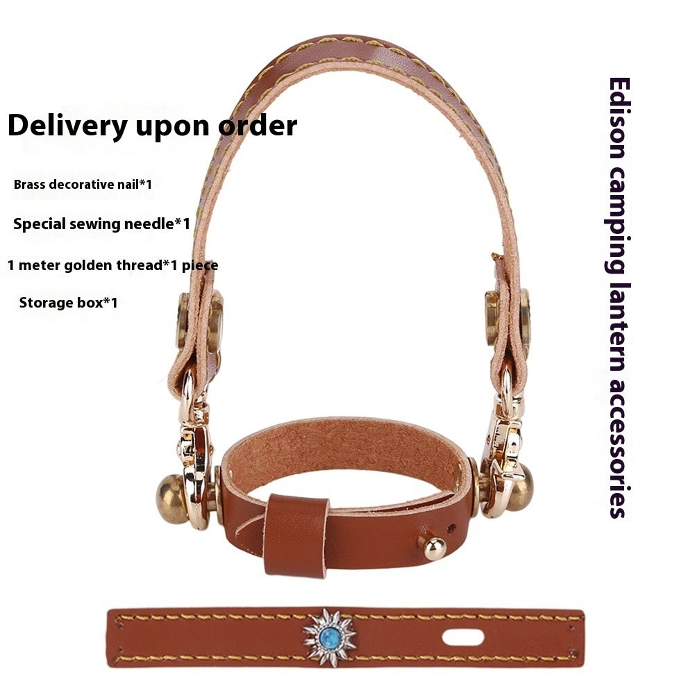 Leather Hang Rope 3-piece Suit Lantern