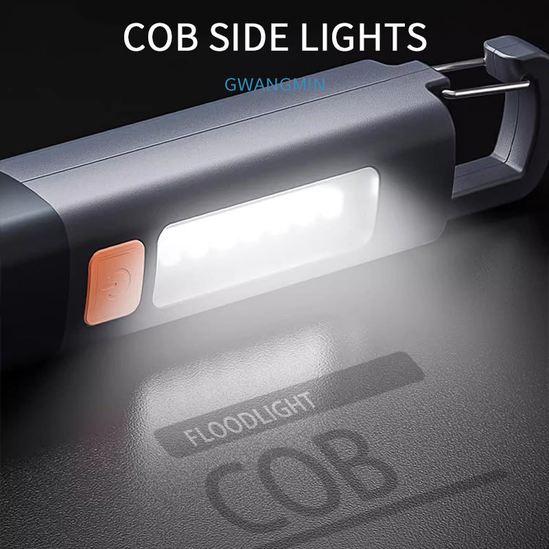 Multifunctional Camping Rechargeable Portable Flashlight