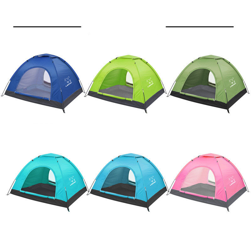 Single-layer camping outdoor tent