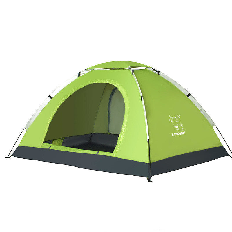 Single-layer camping outdoor tent