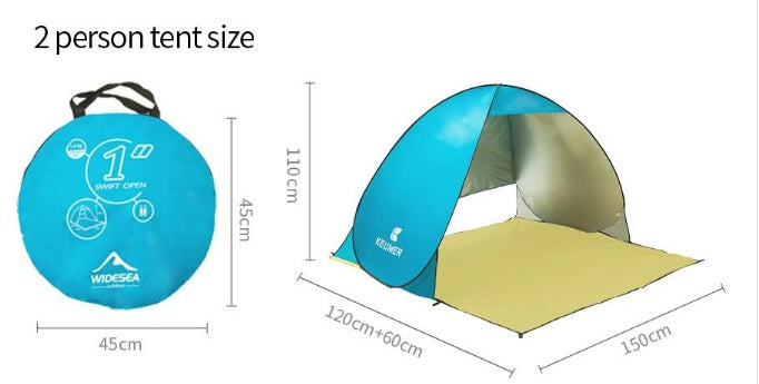 UV protection automatic camping tent