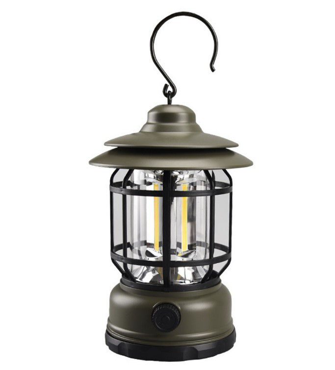 Outdoor Lamp Retro Revolving Lantern