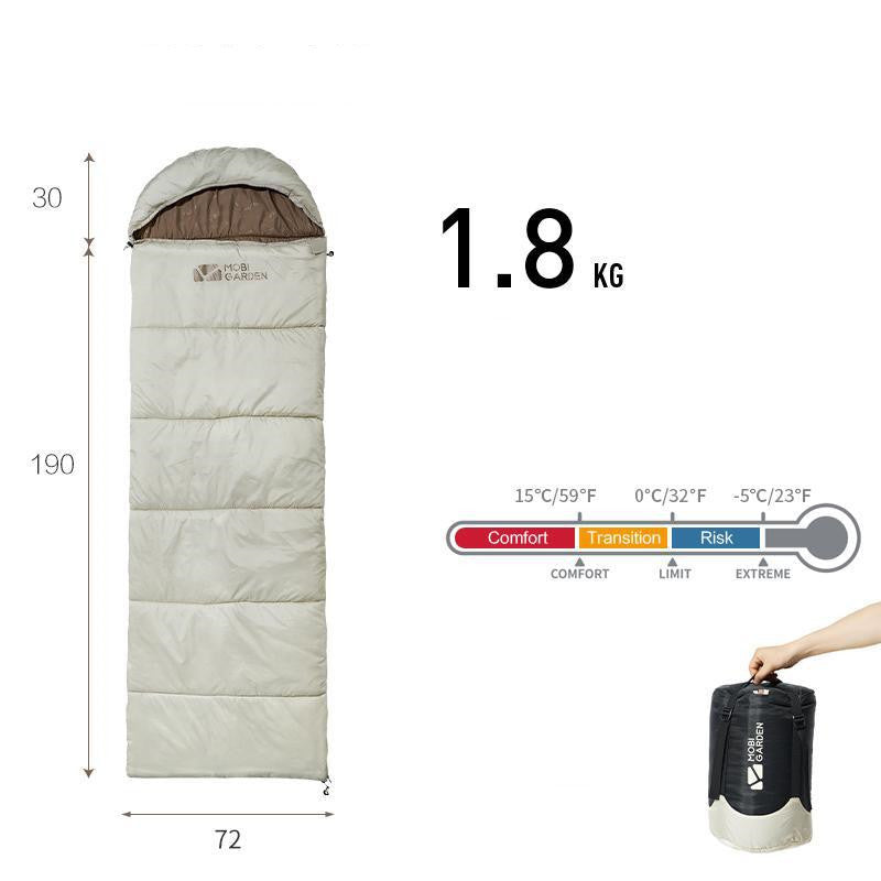 Outdoor Camping Thickened In Winter Sleeping Bag