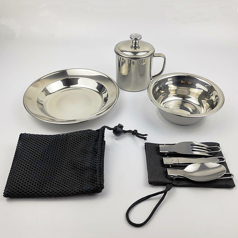 Outdoor Camping Tableware Cookware Set