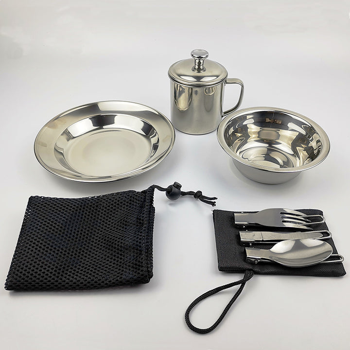 Outdoor Camping Tableware Cookware Set