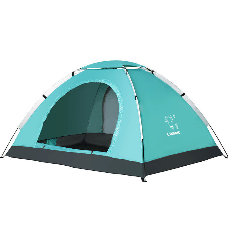 Single-layer camping outdoor tent