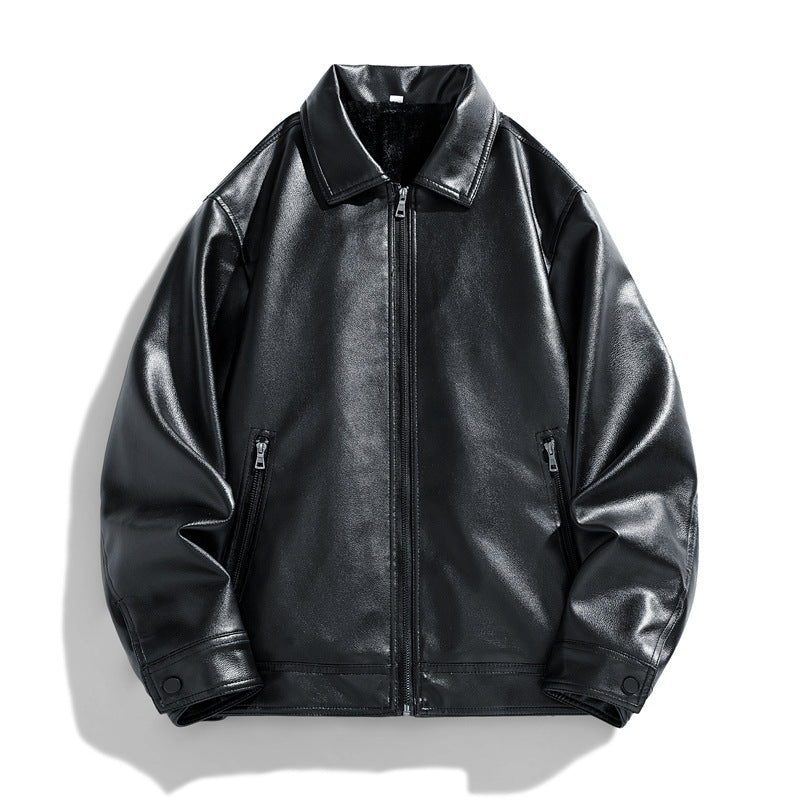 Men's Leather Casual Jacket