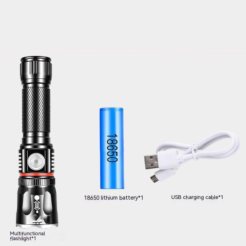 Outdoor Camping Telescopic Flashlight