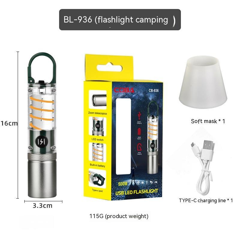Outdoor Multifunctional Camping Flashlight