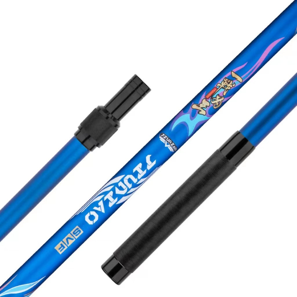 Carbon Battery Support Fishing Rod