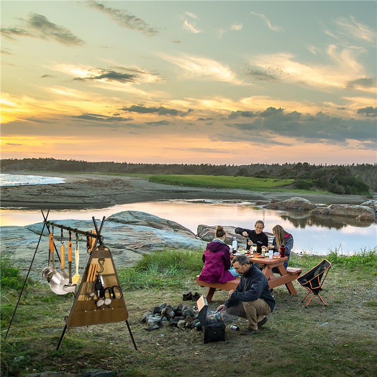 Outdoor Camping Tableware Spatula Tableware Bag