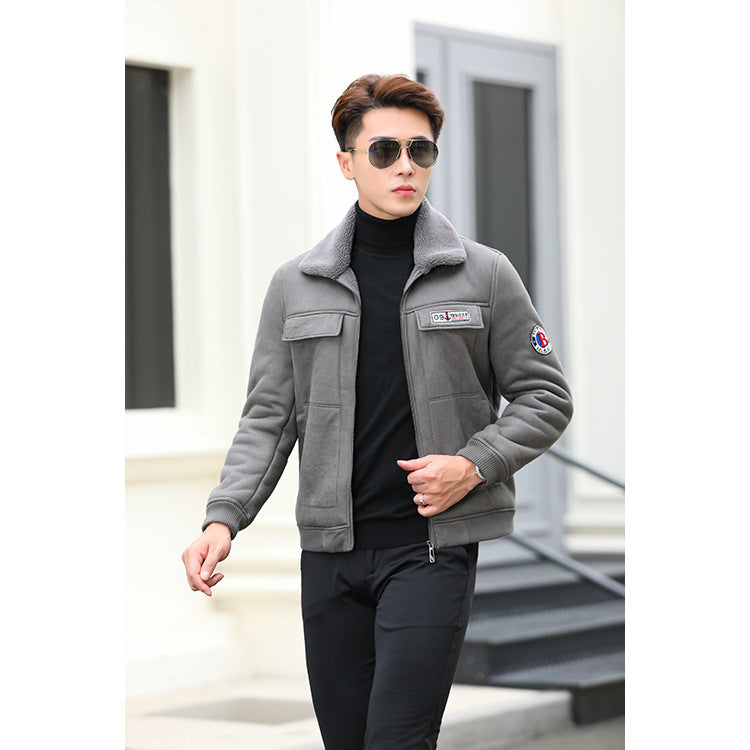 Men's  Warm Berber Fleece Clothing Jacket
